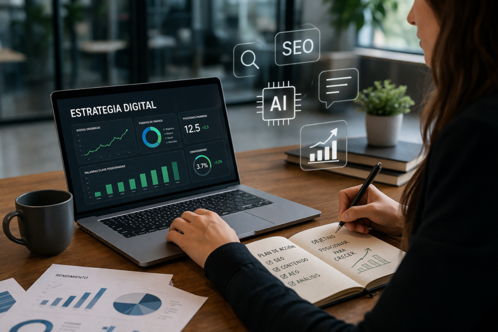 "Interfaz de usuario optimizada bajo el estándar Mobile First, destacando la jerarquía de contenido y la velocidad de carga estratégica de Digital Mind Lab."